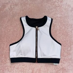 Forever 21 zip up sports bra